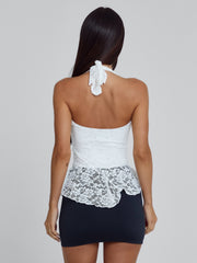 NORELLE MINI DRESS BLACK WHITE