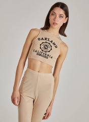 Oakland Ribbed Cropped Vest