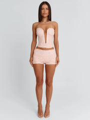 NORAH SHORTS LIGHT PINK