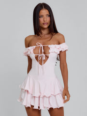 LORRAINE MINI DRESS PINK