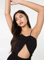 Wrap Over Strappy Dress