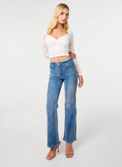 Long Sleeve Lace Top