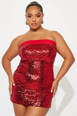 Becca Bow Dress Sequin Mini Dress