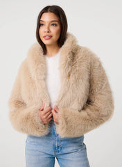 Crop Fur Jacket