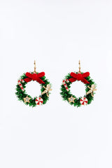 Tinsel Time Hoop Earrings