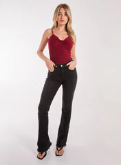 Slinky Twist Front Bodysuit