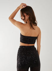 Sequin Corset Top