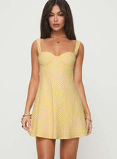 Mcbeath Mini Dress Yellow