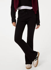 Pin Tuck Jersey Flares
