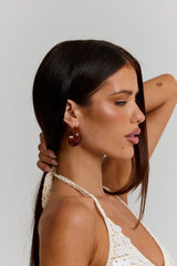 NEVE EARRINGS TORTOISE