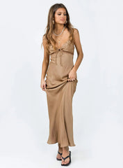 Emily Maxi Dress Brown