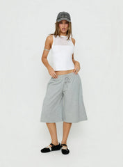 Sondra Boatneck Sheer Panel Tank Top White