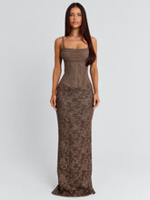 HADLAI MAXI DRESS BROWN