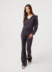 Zip Up Cropped Hoodie