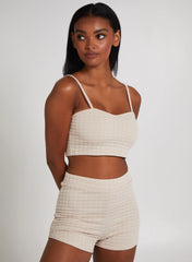 Quilted Crop Top