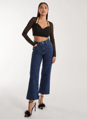 Lace Halterneck Corset Top