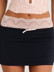 EMERSYN MINI SKIRT BLACK