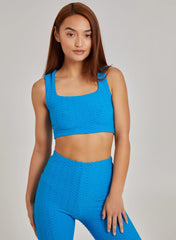 Waffle texture Crop Top