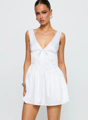 Soul Shining Mini Dress White