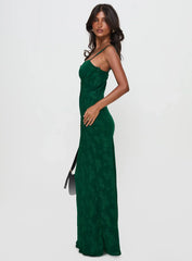 Ginette Maxi Dress Forest Green