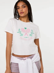 Tennis Club Embellished T-Shirt