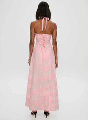 Lucky For You Halter Maxi Dress Multi