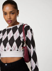 Long Sleeve Diamond Top