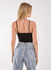 Slinky Twist Front Bodysuit