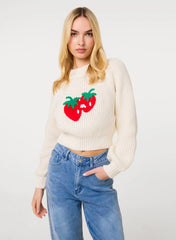 Strawberry Knit Jumper