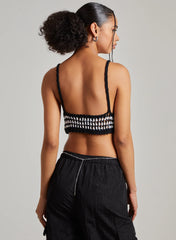 Crochet Tie Neck Bralette
