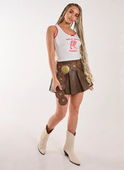 Wild West Lace Detail Vest