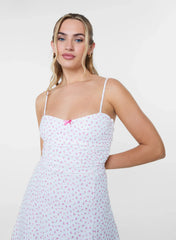 Ruched Skater Dress