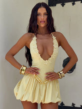 PAISLEE MINI DRESS YELLOW