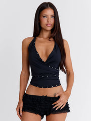 ELLIANA TOP BLACK