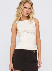 Azaire Twist Top Cream