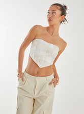 Watermark Seam Corset Top