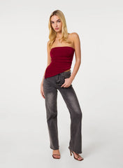 Asymmetric Bandeau Top