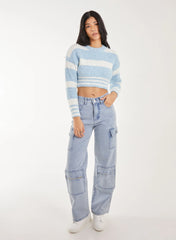 Fluffy Cropped jumper
