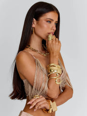 VEDA BANGLE GOLD
