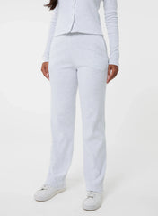 Wide Leg Ribbed Trousers