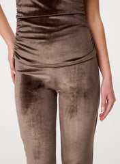 Velvet Flare Trousers
