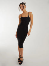 Eyelet Midi Dress