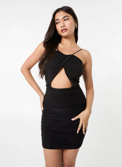Wrap Over Strappy Dress