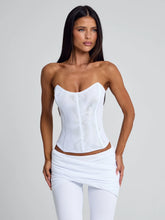 LEXARI CORSET TOP WHITE