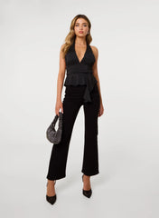Diamante Halter Neck Top
