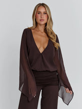 LENNA TOP CHOCOLATE