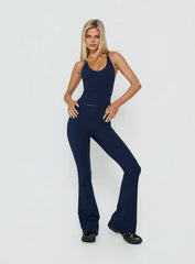 Pace Active Cross Back Tank Top Navy