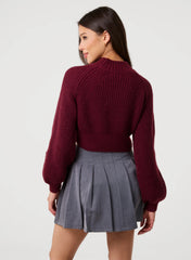 High Neck Knitted Jumper