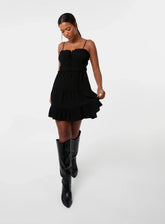 Ruched Cami Milkmaid Mini Dress