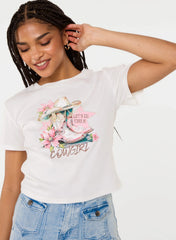 Cowboy Boot Embellished T-Shirt